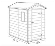  KETER MANOR 4x6 (130x192x198), -