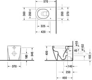   DURAVIT STARCK 2 370570400  ,  2128090000