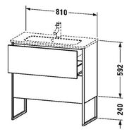    Duravit XSquare 810592388 , 2 ,   XS445502222