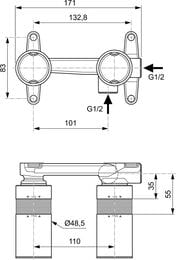   Ideal Standard BUILT-IN    (  1) A1313NU