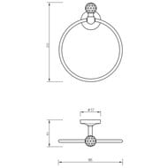 Migliore Amerida -, /SWAROVSKI ML.AMR-60.408.BR