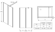   Jacob Delafon Serenity Walk in (12001900)  /  E14W120-BLV