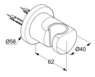   KLUDI NOVA FONTE Puristic ,   20552N0-15