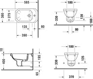   DURAVIT 1930 360580335       0266100000