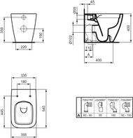   Ideal Standard i life B 355540400 , ,  T461601