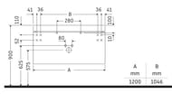    Duravit L-Cube 1200500480 2 , 1 .  ,   LC6929O1818