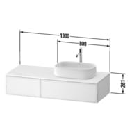    Duravit Zencha 2811300550, , / ZE4817064800000