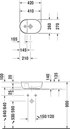  Duravit Luv 420270 , ,     0381420000