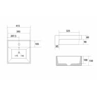   ABBER Rechteck 415415150  .  ,- . AC2208MCG