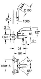   / Grohe EuroSmart , ,  . ,  3330220A