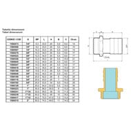  Tiemme 1.1/4"35,  1500241(1500G3507)