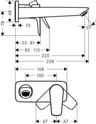  Hansgrohe Talis E 71734670   ,  225 ,  ,  