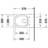   DURAVIT ME by Starck 370570355 ,  . WonderGliss 25290926001