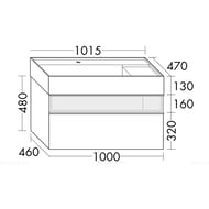    Burgbad Yumo 1015610470 , LED, 2 , / . SFMX102F3194