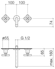    Dornbracht Tara 36707892-00 ,  ,  /, 