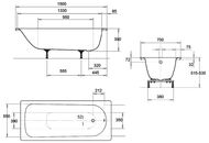   Kaldewei EUROWA FORM PLUS (1500700390)  119612030001