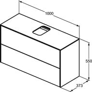    Ideal Standard CONCA (1000x373x550) 2 ,  ,    T3948Y6