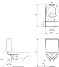  Cersanit COLOUR Clean On (650370780)  ,   / KO-COL011-3/5-COn-DL