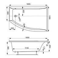   VAGNERPLAST VERONELA OFFSET 160 R (16001050450) ,  VPBA160VEA3PX-04