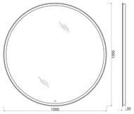  BelBagno (1000x30x1000)      SPC-RNG-1000-LED-TCH