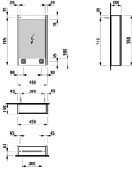   LAUFEN Frame25 408301 (450750150)  ,  , 