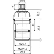    IDDIS h=40 , D=22 , , / 997PC140SM