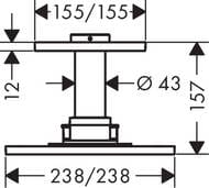   Axor ShowerSolutions 35308000 (250250)   , 1jet, 1  