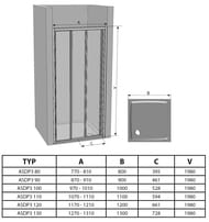   RAVAK SUPERNOVA ASDP3-80 (770-8101880) , , +Grape