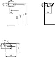  Ideal Standard Lux CONNECT AIR CUBE (400350150)   E0307V3