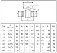   Oventrop Optibal 1" DN-25 PN 16 ,  ,  1076308