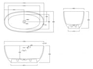   Abber Stein 1300x680x550  ,   AS9641-1.3