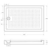    CEZARES (1400900150)  TRAY-A-AH-140/90-15-W