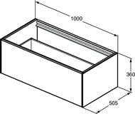    Ideal Standard CONCA (1000x505x360) 1 ,   T3988Y4