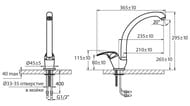    VARION Armaturen WERDER maxi 9848 95 3 ,  