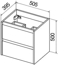    BelBagno KRAFT 39 (510390515) , Rovere Tabacco 39-500/390-2C-SO-RT