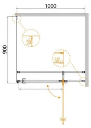   CEZARES VALVOLA (980-1005x875-9001950) AH-1-100/90-C-Cr  , /