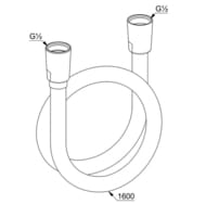    Kludi Suparaflex 1600, , :   61072N0-00