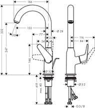  Hansgrohe Novus 71126000     ,  240  , 