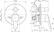  71 Ideal Standard ALPHA    +    BD003AA