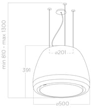  ELICA Edith Classic/F/50 LED, d500392 , 800 3/, 54 , ,   PRF0098360