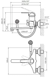    VARION Armaturen VIGO 7029 91 3 ,   400