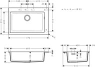    Hansgrohe S51 43313170 (770510) , . .,  