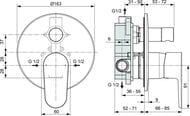  Ideal Standard CERAFINE O  /, , ,   A7193XG