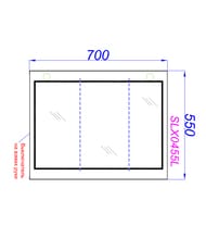   Aqwella Simplex B55/L (550x155x700)  ,  SLX0455L