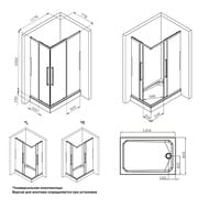   AM.PM Func Square Slide 77811782000  / . W84G-403-12080-M