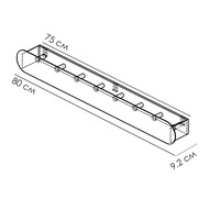  FLOW Round Hook 8009290 ,  ,  Fl-ro-hook80-