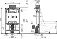    ALCAPLAST AM118/850 Sadroodul  85 