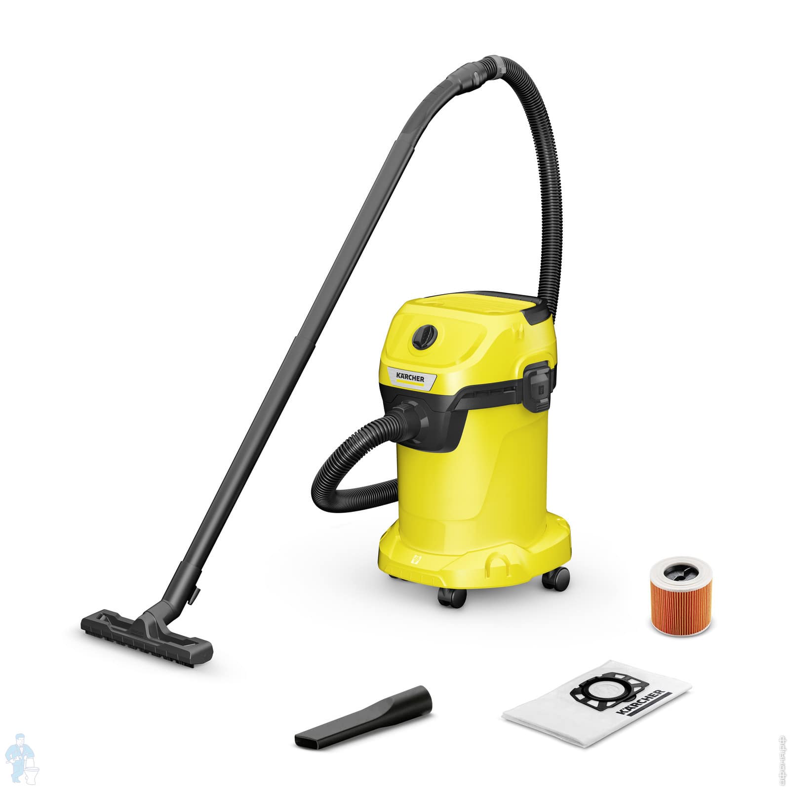 Пылесос KARCHER WD 3 V-19/4/20 контейнер на 19 л, арт. 1.628-107.0 |  Афоня.рф, цена 10 390 руб.