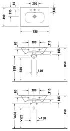  Duravit Viu 730490 , 1    2344730000