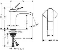  Hansgrohe Vivenis 75022700  , ,  110,  